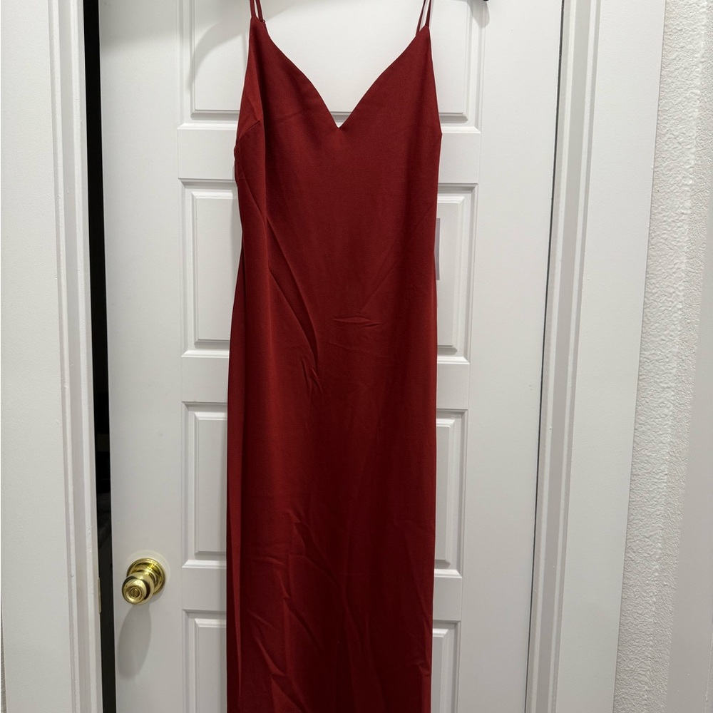 Premier Strapless Red Dress